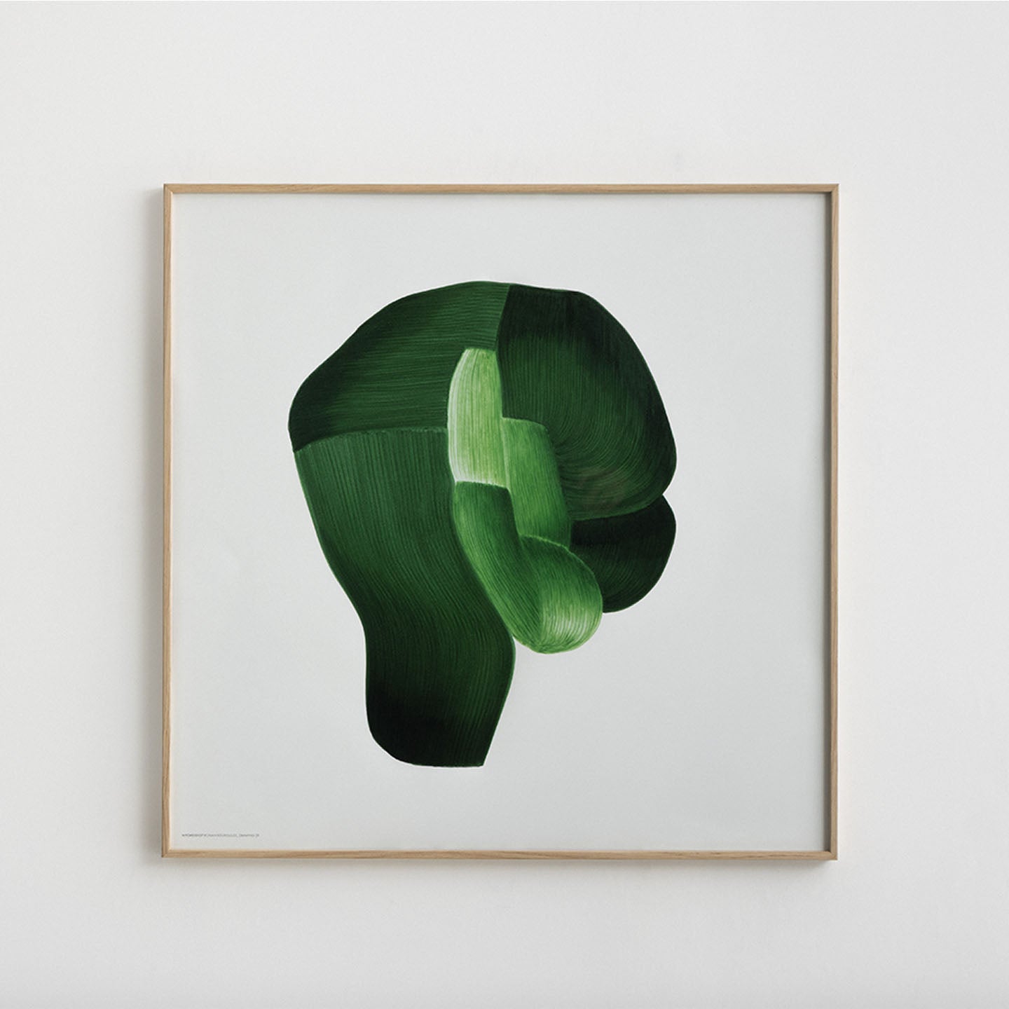 Drawing 29 shown in an oak frame