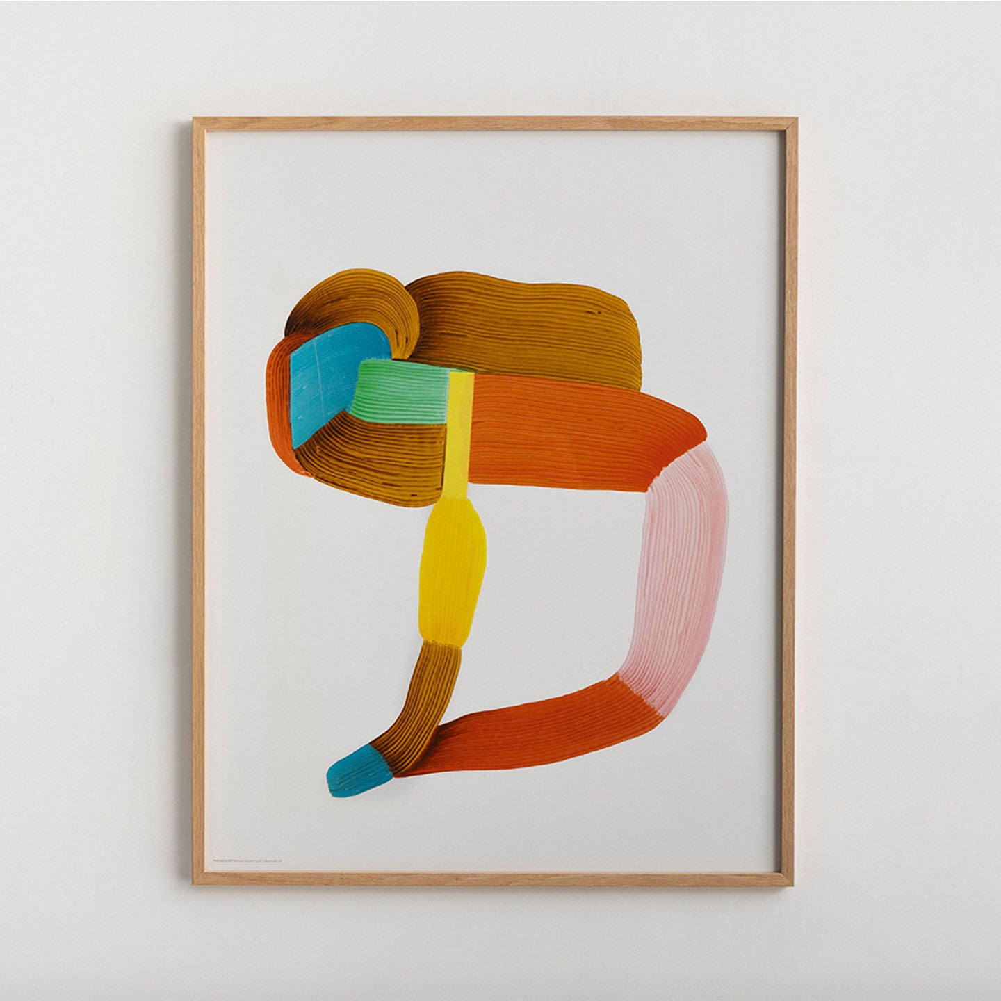 Drawing 30 shown in an oak frame