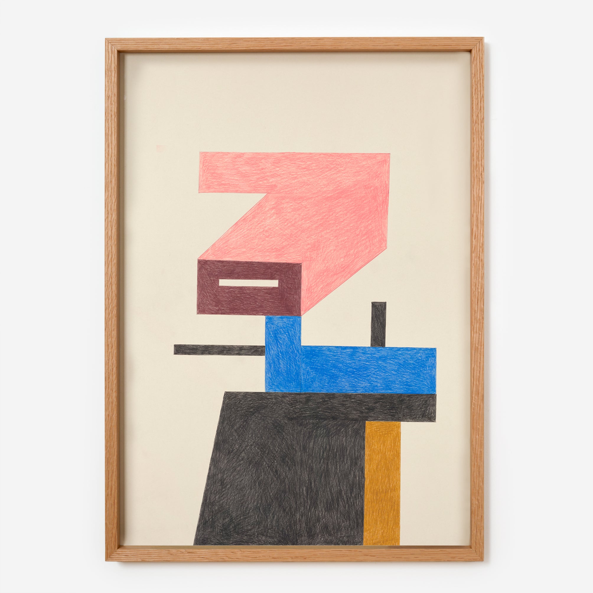 Tintin edition shown in an oak frame